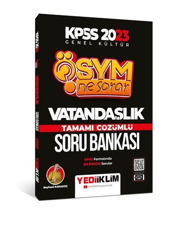 Yediiklim Yayınları 2023 KPSS Ösym Ne Sorar Vatandaşlık Tamamı Çözümlü Soru Bankası