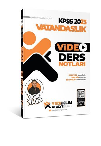 Yediiklim Yayınları 2023 KPSS Atölye Serisi Vatandaşlık Video Ders Notları