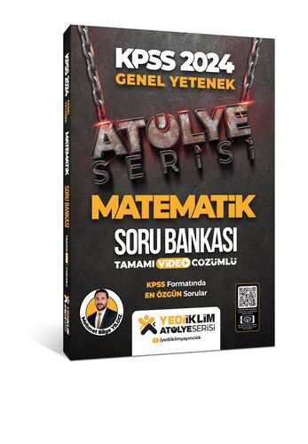 Yediiklim Yayınları 2024 Genel Yetenek Atölye Serisi Matematik Tamamı Video Çözümlü Soru Bankası