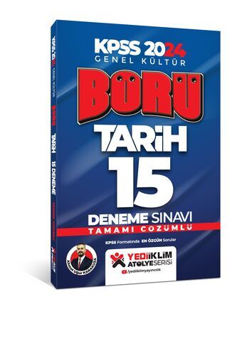 Yediiklim Yayınları 2024 Kpss GK Börü Tarih Tamamı Çözümlü 15 Deneme