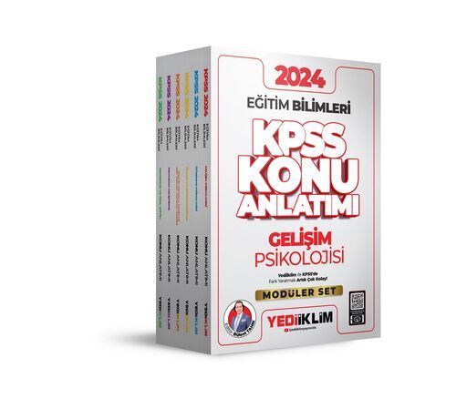 Yediiklim Yayınları 2024 KPSS Eğitim Bilimleri Konu Anlatımlı Modüler Set