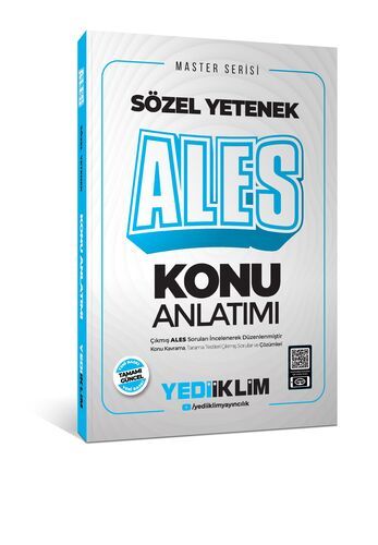 Yediiklim Yayınları 2025 Master Serisi ALES Sözel Yetenek Konu Anlatımı