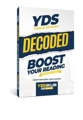 Yediiklim Yayınları YDS Decoded Boost Your Reading