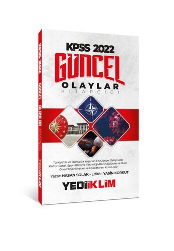 Yediiklim Yayınları 2022 KPSS Güncel Olaylar Kitapçığı