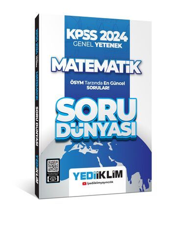 Yediiklim Yayınları KPSS 2024  Genel Yetenek Matematik Soru Dünyası