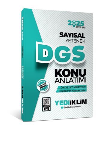 Yediiklim Yayınları 2025 DGS Sayısal Yetenek Konu Anlatımı