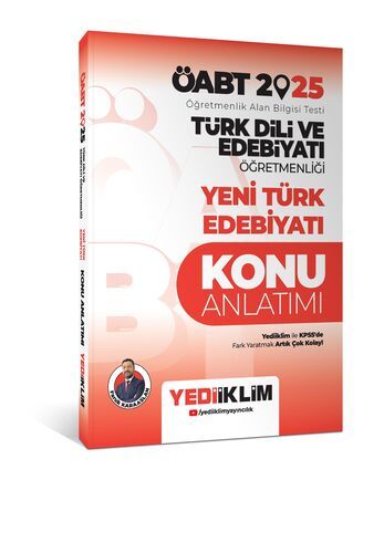 Yediiklim Yayınları 2025 ÖABT Türk Dili ve Edebiyatı Öğretmenliği Yeni Türk Edebiyatı Konu Anlatımı