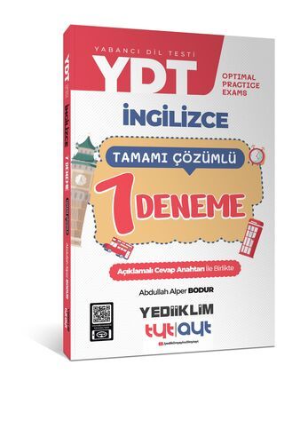 Yediiklim Yayınları YDT Optimal Practice Exams Tamamı Çözümlü 7 Deneme