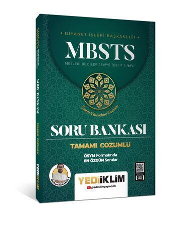 Yediiklim Yayınları MBSTS Tamamı Çözümlü Soru Bankası