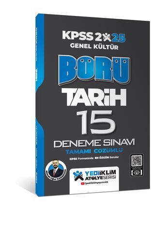 Yediiklim Yayınları 2025 Genel Kültür Börü Tarih Tamamı Çözümlü 15 Deneme Sınavı