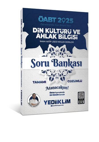 Yediiklim Yayınları 2025 ÖABT Din Kültürü ve Ahlak Bilgisi Soru Bankası