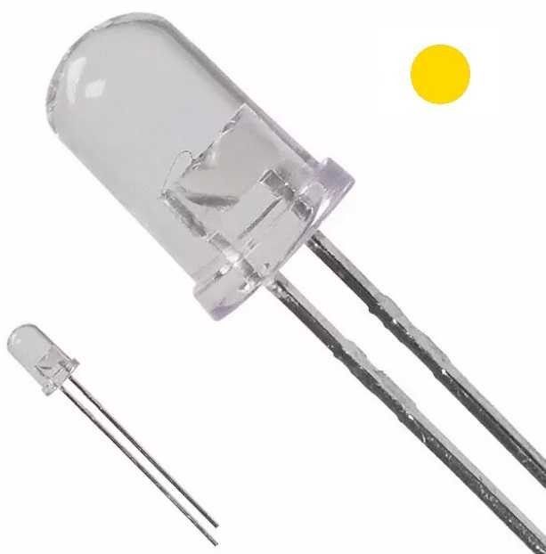 5mm Şeffaf Led Sarı #2