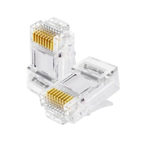 8P8C Cat6 RJ45 Jack Konnektör (100 lü Paket)