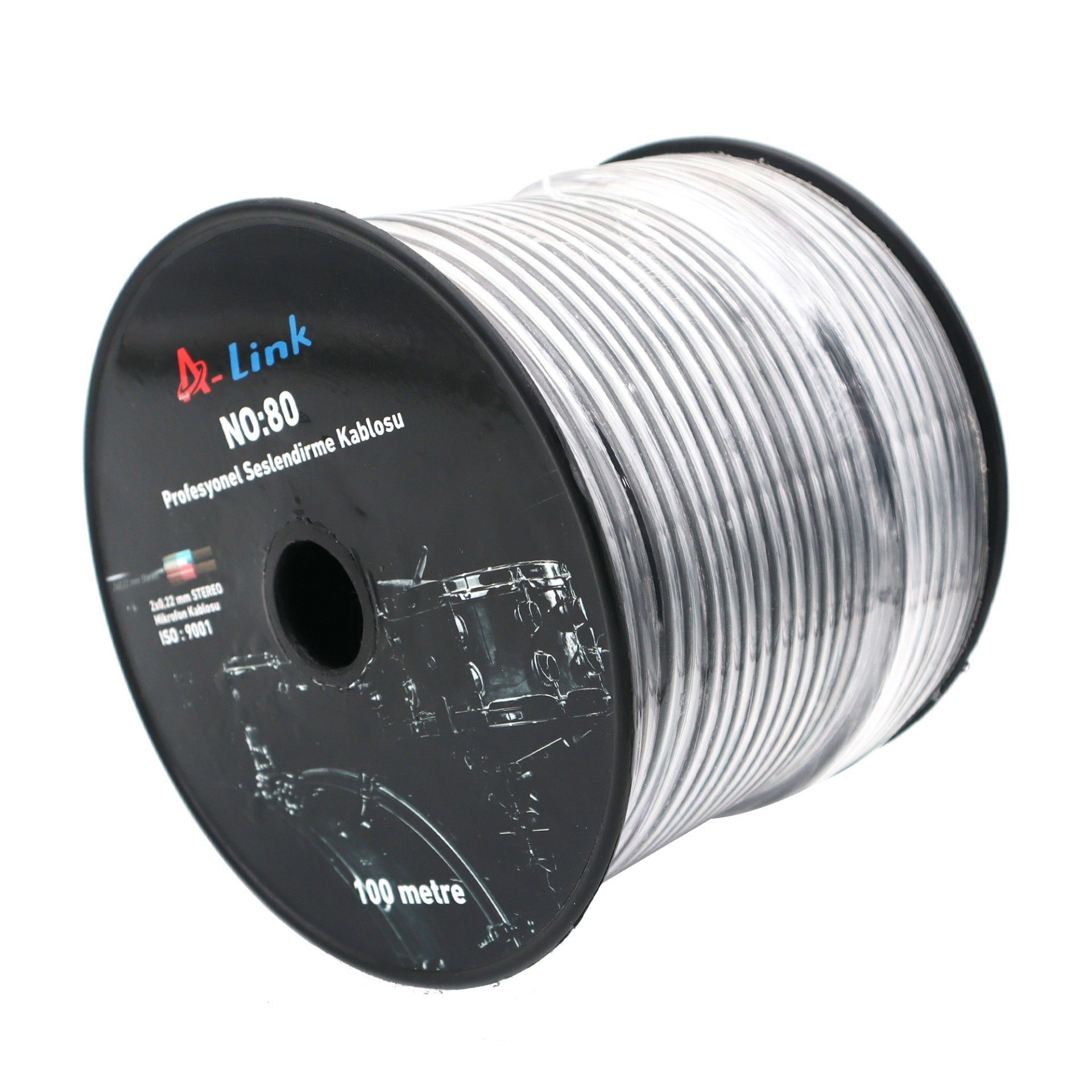 A-Link 2x0.22mm Stereo Mikrofon Kablosu