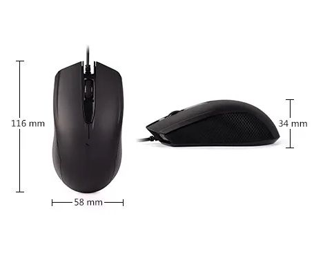 A4 Tech OP-760 Siyah Usb Optik Mouse #2