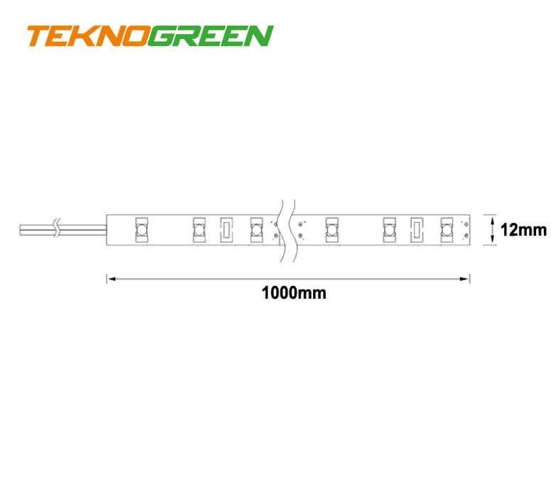 Alüminyum Pcb 1m. 5630 Led Yeşil #3