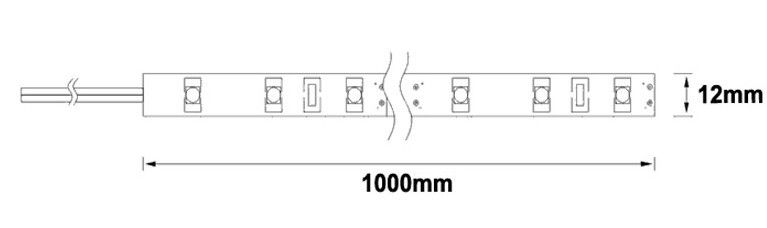 Alüminyum Pcb 1m. 5630 Led Mavi #3