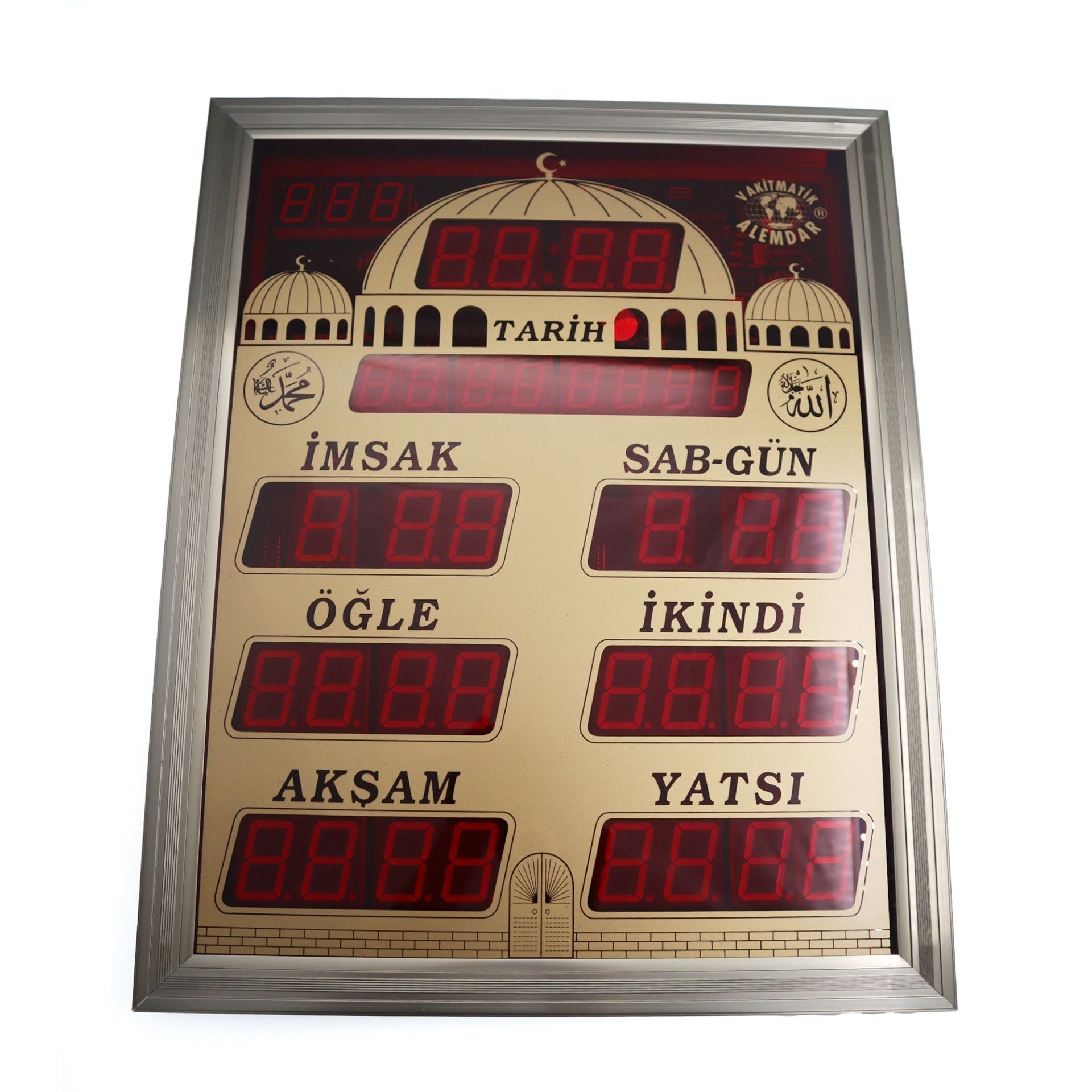 Alemdar Vakitmatik 39x50cm Camii Dijital İmsakiye