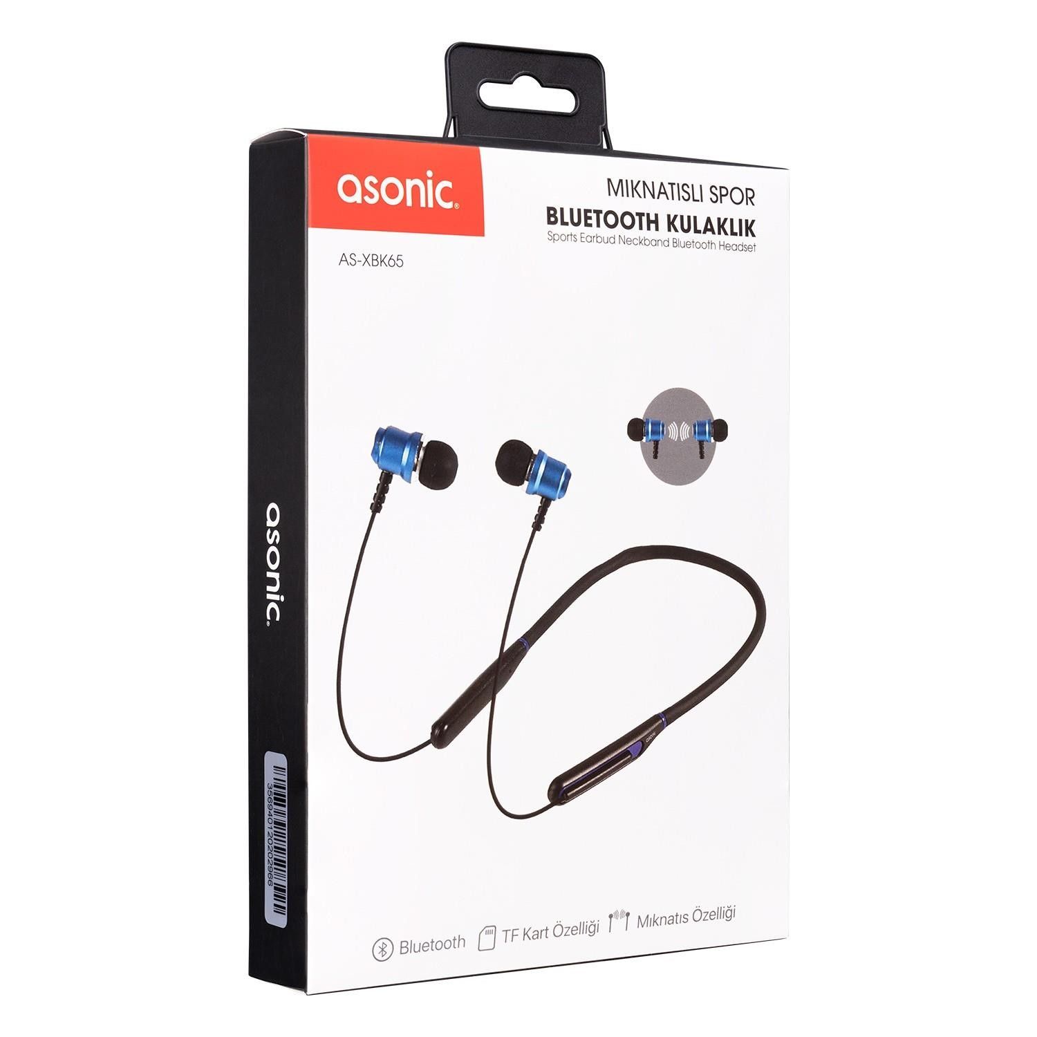 Asonic AS-XBK65 Spor Bluetooth Kulaklık Siyah #3