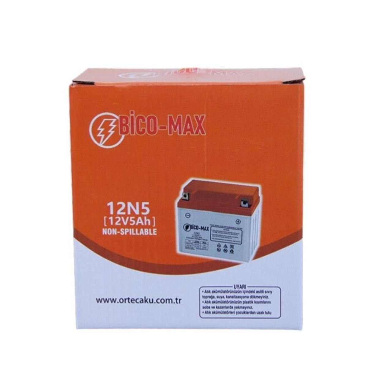 Bico-Max 12N5 12V 5A Benzinli Motor Aküsü #4