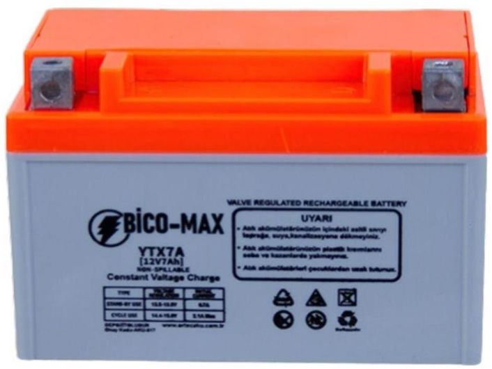 Bico-Max YTX7B 12V 7A Benzinli Motor Aküsü