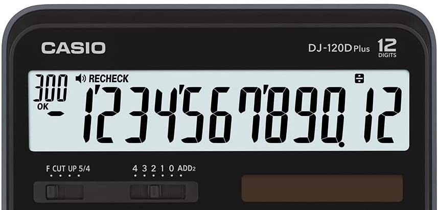 Casio DJ-120D Plus 12 Haneli Büyük Hesap Makinesi #3