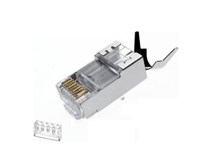 Cat7 FTP RJ45 Metal Jack Konnektör #3