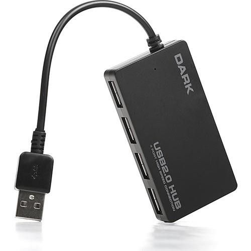 Dark 4 Port USB 2.0 USB Hub #4