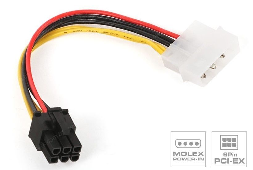 Dark CB-P103 Molex 4pin-6pin PCI-E Dönüştürücü