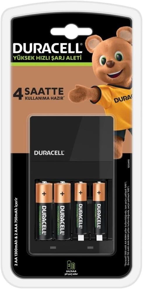 Duracell CEF14 4 lü Pil Şarj Aleti (2+2 Pil Dahil)