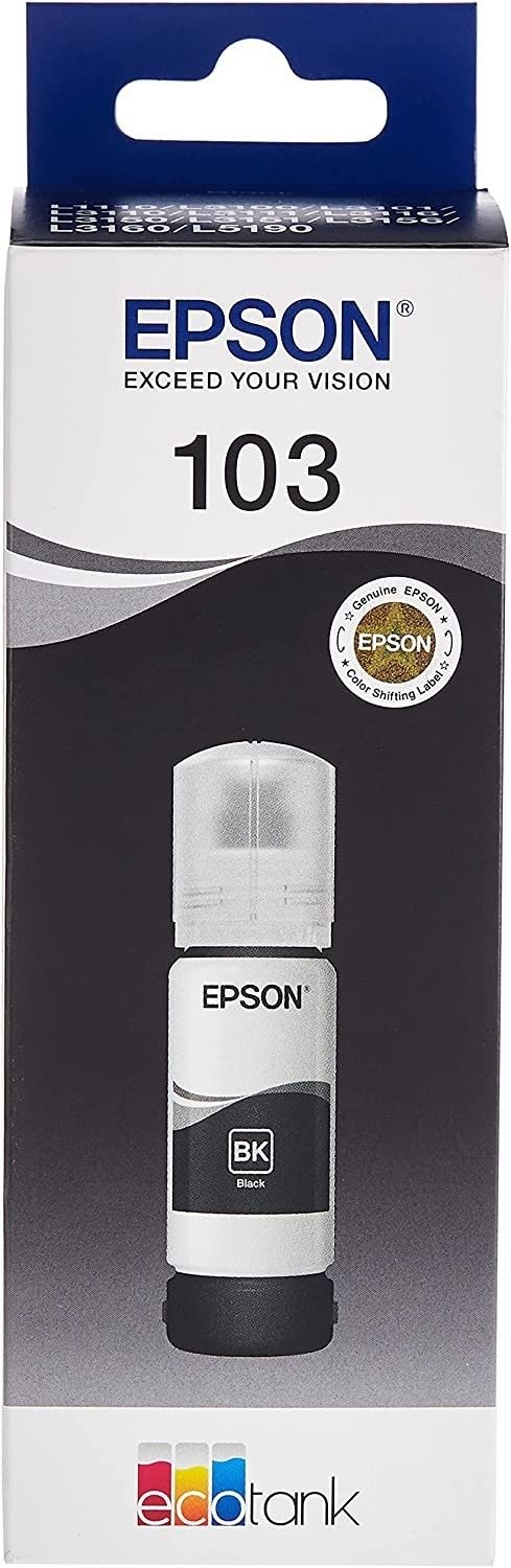 Epson 103 Ecotank 65ml. Mürekkep Black (Siyah) #2