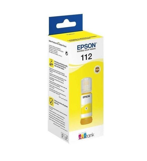 Epson 112 Ecotank 127ml Mürekkep Yellow (Sarı)