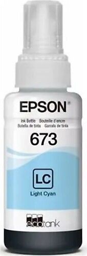 Epson 673 70ml. Mürekkep Light Cyan (Açık Mavi)