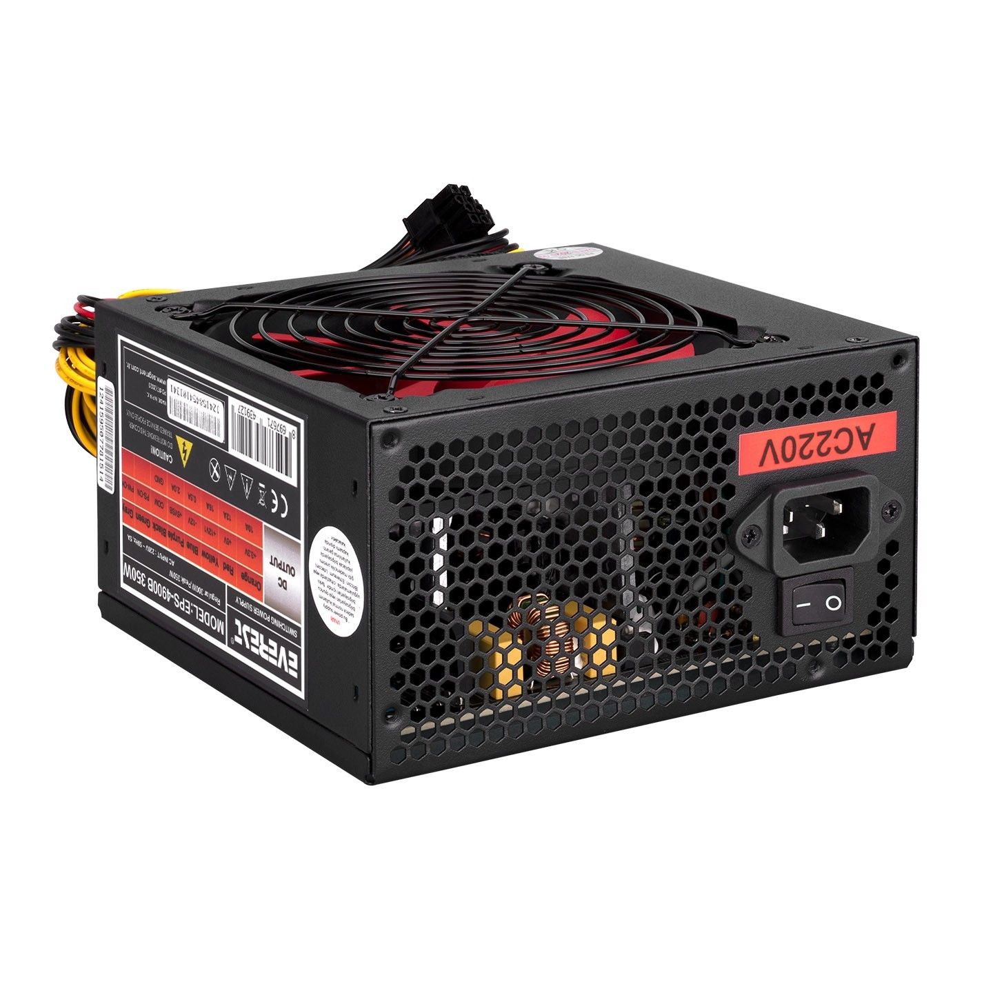 Everest EPS-4900B 350W 3xSata 6+4 Pin Power Supply #3