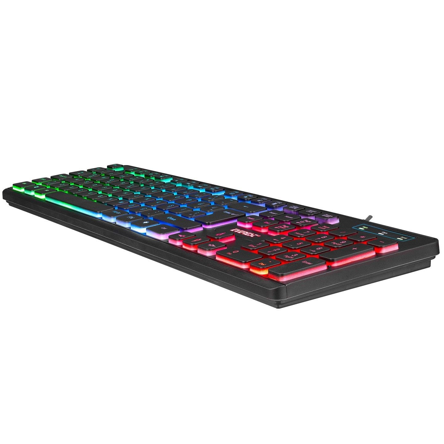 Everest KB-120 Sleek Kablolu Rainbow Oyuncu Klavye #3