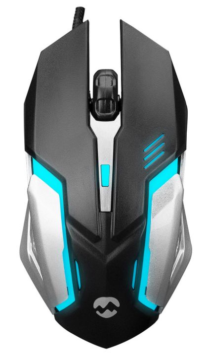 Everest SM-G72 Usb Siyah/Gümüş Işıklı Oyuncu Mouse