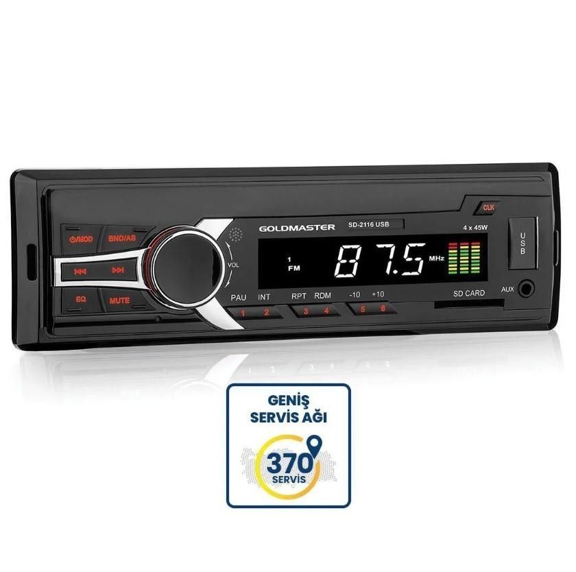 Goldmaster SD-2116 4x45W Usb/Sd/Fm/Aux Oto Teyp