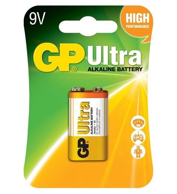 GP 1604 AU-U1 9V Ultra Alkalin Pil (Tekli Blister)