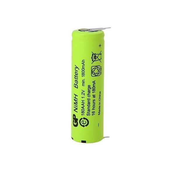 GP 180AAH 1.2V 1800mAh Ni-Mh Şarjlı Puntalı Pil