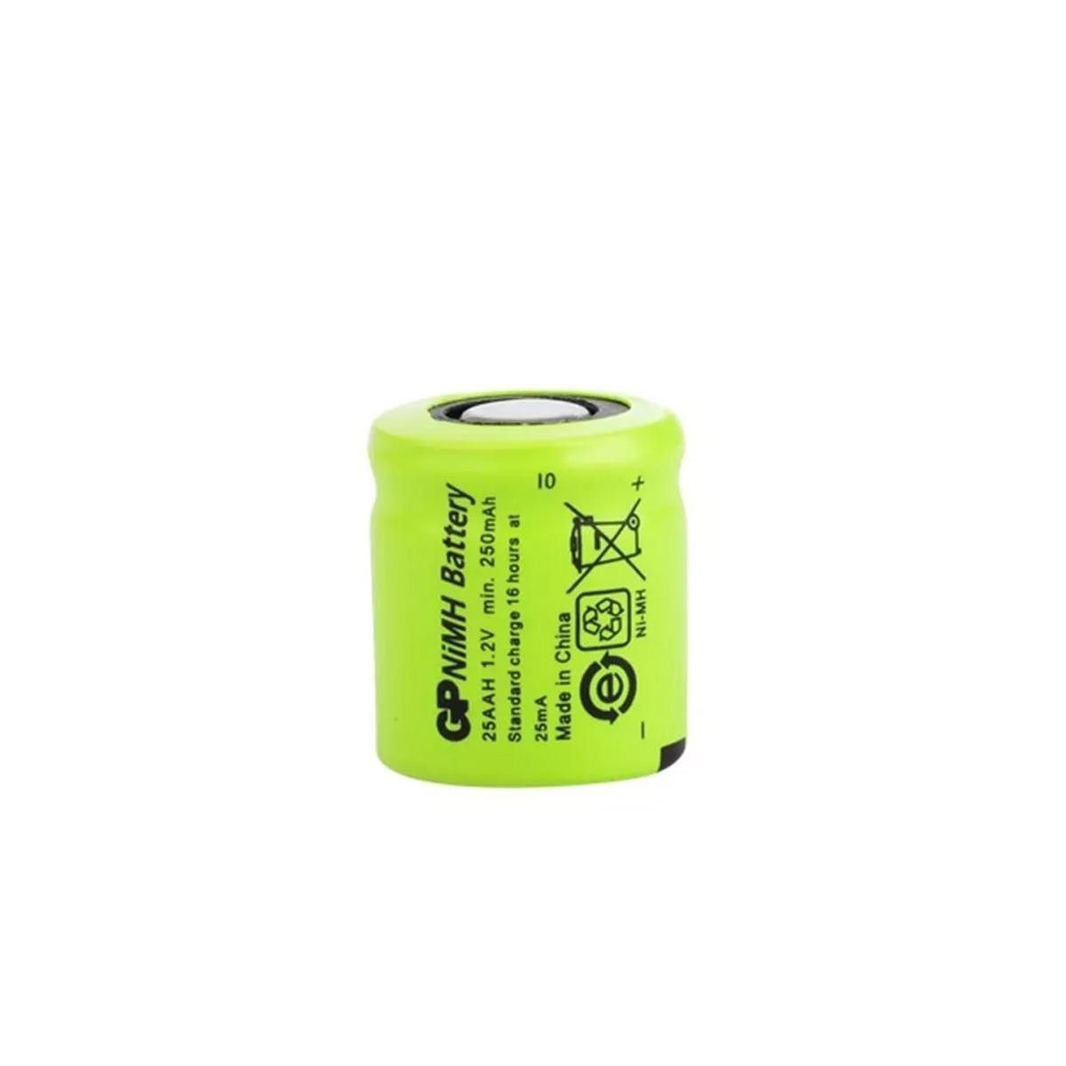 GP 25AAH-2 1.2V 250mAh Ni-Mh Şarjlı Pil