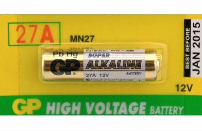 GP 27A-2C5 12V Süper Alkalin Pil