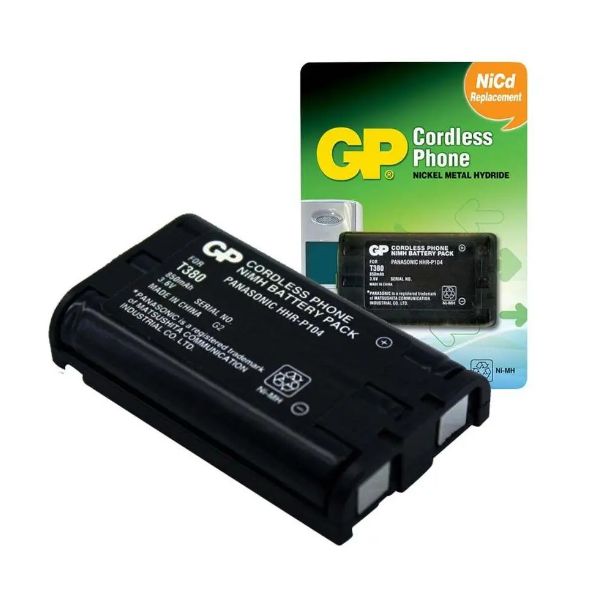 GP T380 TR 3.6V 850mAh Panasonic Dect Telefon Pili (T)