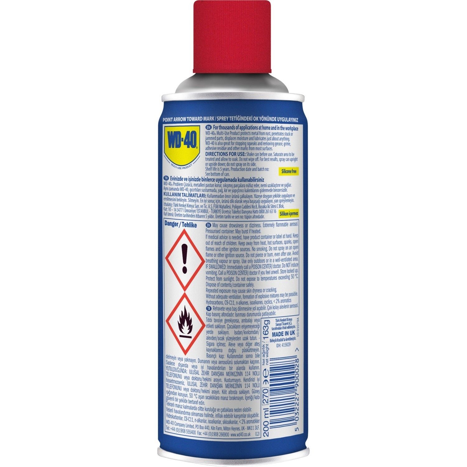 Henkel WD-40 200ml. Pas Sökücü Sprey #2