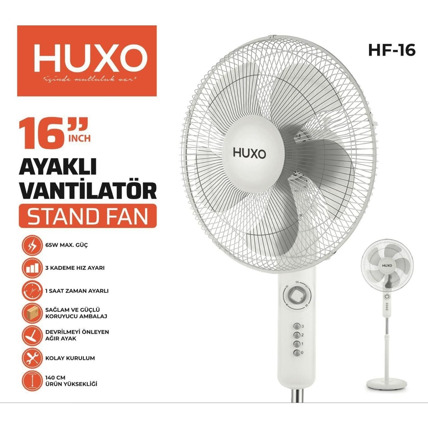 Huxo HF-16 16' Ayaklı Vantilatör #3