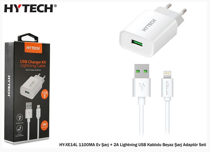 Hytech HY-XE14L 5.5W 2A Lightning Şarj Cihazı