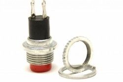 IC179  Kırmızı 10x24mm Mini Push Buton #4