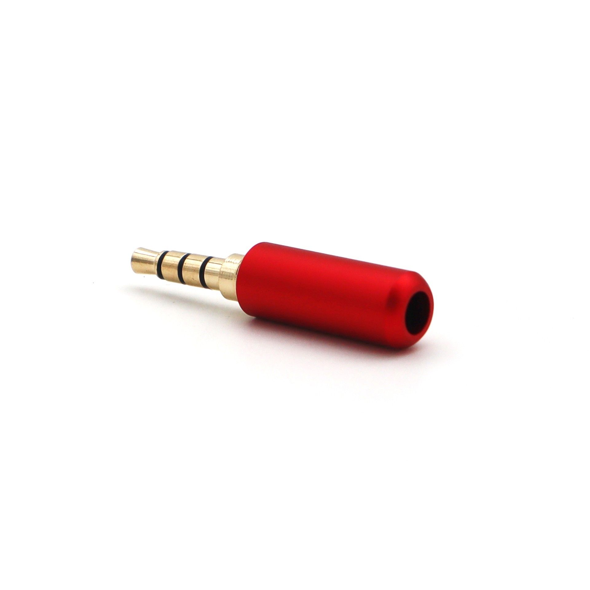 IC261E 3.5mm Stereo Erkek Jack 4 Boğum (Kırmızı)