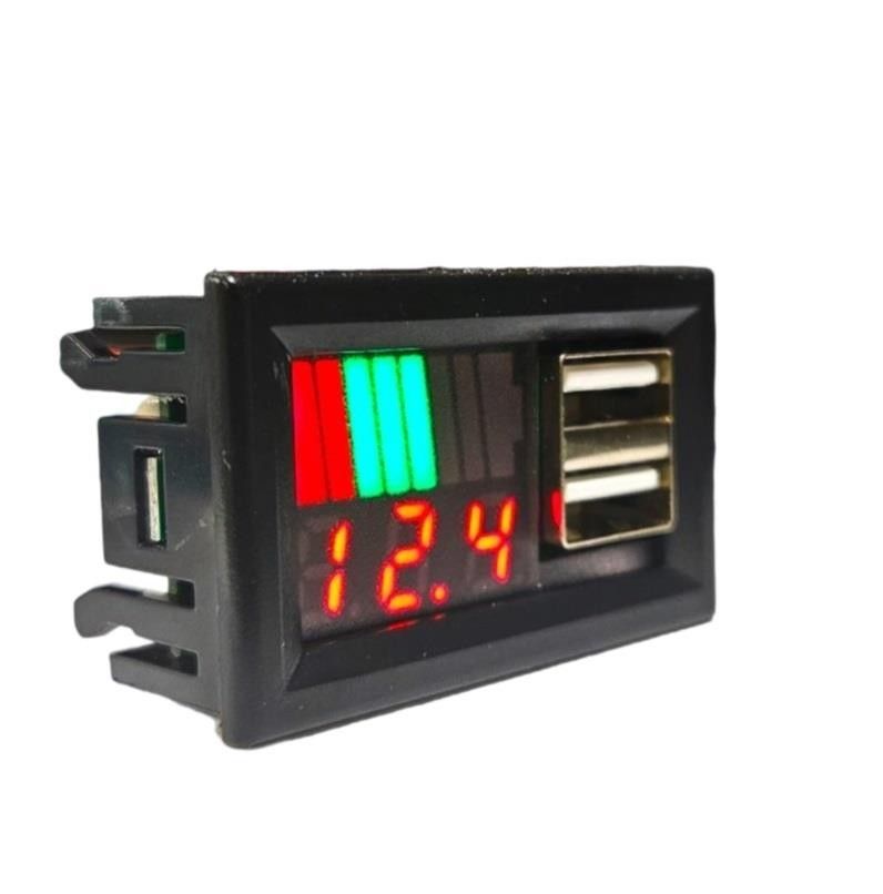 IC278C Dijital Voltmetre Usb Çıkışlı Akü Gösterge