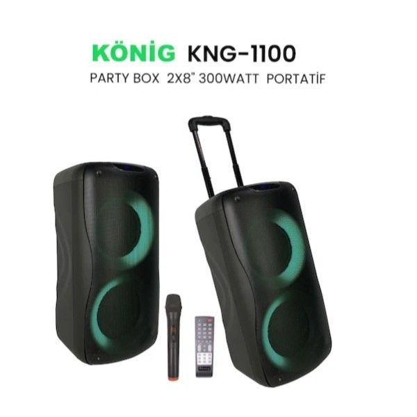 König KNG-1100 2x8' 300W PartyBOX #4