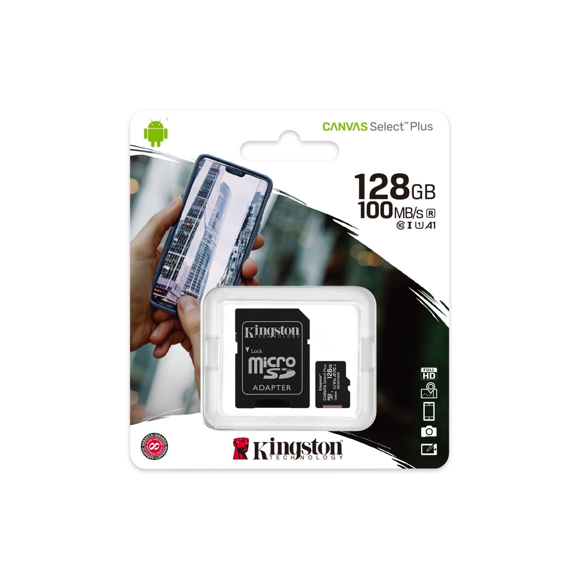 Kingston 128 Gb SDS2 SDXC CL10 Hafıza Kartı